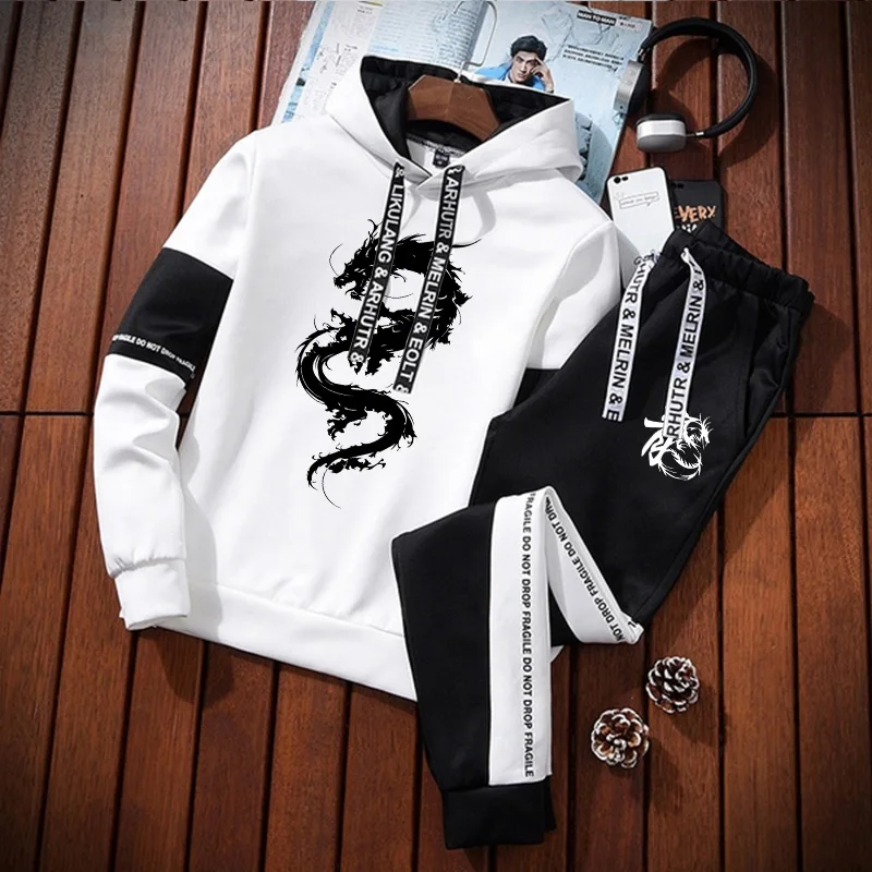 Winter Clothing Hoodie - Autumn Winter Men's Tracksuit Quality Casual