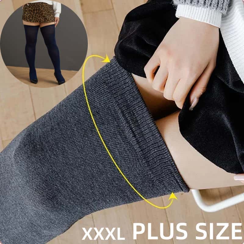 Winter Clothing Leg Warmers - Ladies Over Knee Long Socks Plus