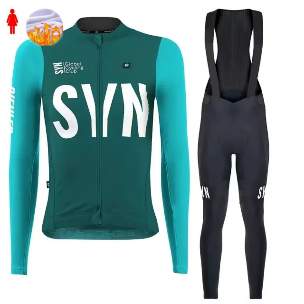 Winter Clothing Men Sale - SYN Winter Fleece Cycling Jersey Set