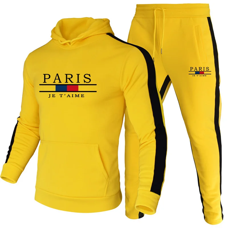 Winter Wear Clothes - Men's Tracksuit Printing Casual Sweatshirts 2