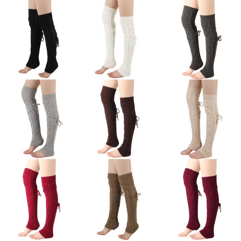 Winter Clothing Leg Warmers - Leg Warmers Knitted Women Girls Heap