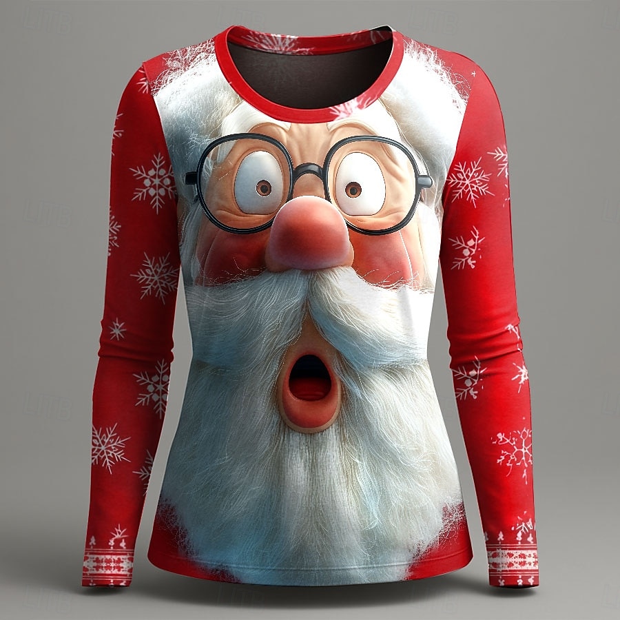 Winter Clothing Men - Christmas Autumn Women's Long Sleeved T-shirts