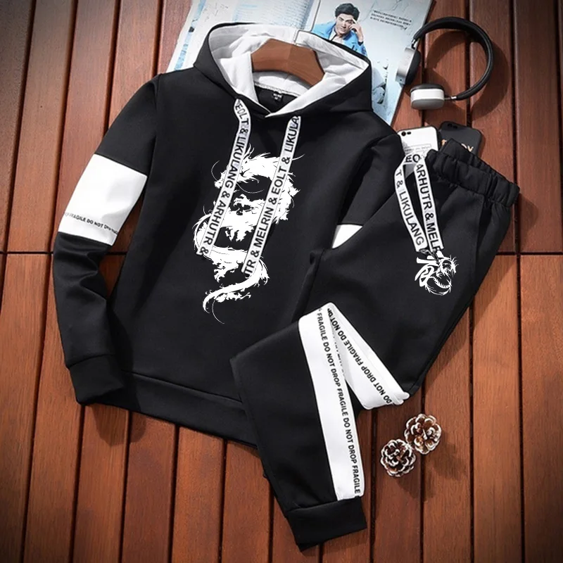 Autumn Winter Men's Tracksuit  - огляд і ціна Winter Clothing Hoodie