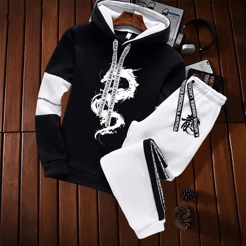 Autumn Winter Men's Tracksuit  - огляд і ціна Winter Clothing Hoodie
