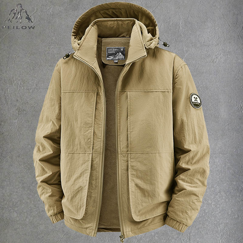 Plus Velvet Thick Warm Multi P - огляд і ціна Quality Winter Clothing Bomber Jacket