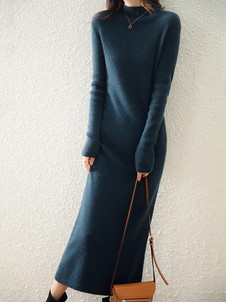 LONGMING Women Knitted Dress 1 - огляд і ціна Winter Clothing H&M