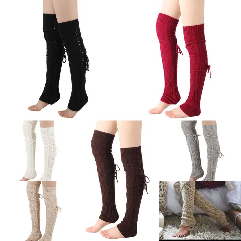 Stockings Knitted Heap Women G - огляд і ціна Winter Clothing Leg Warmers