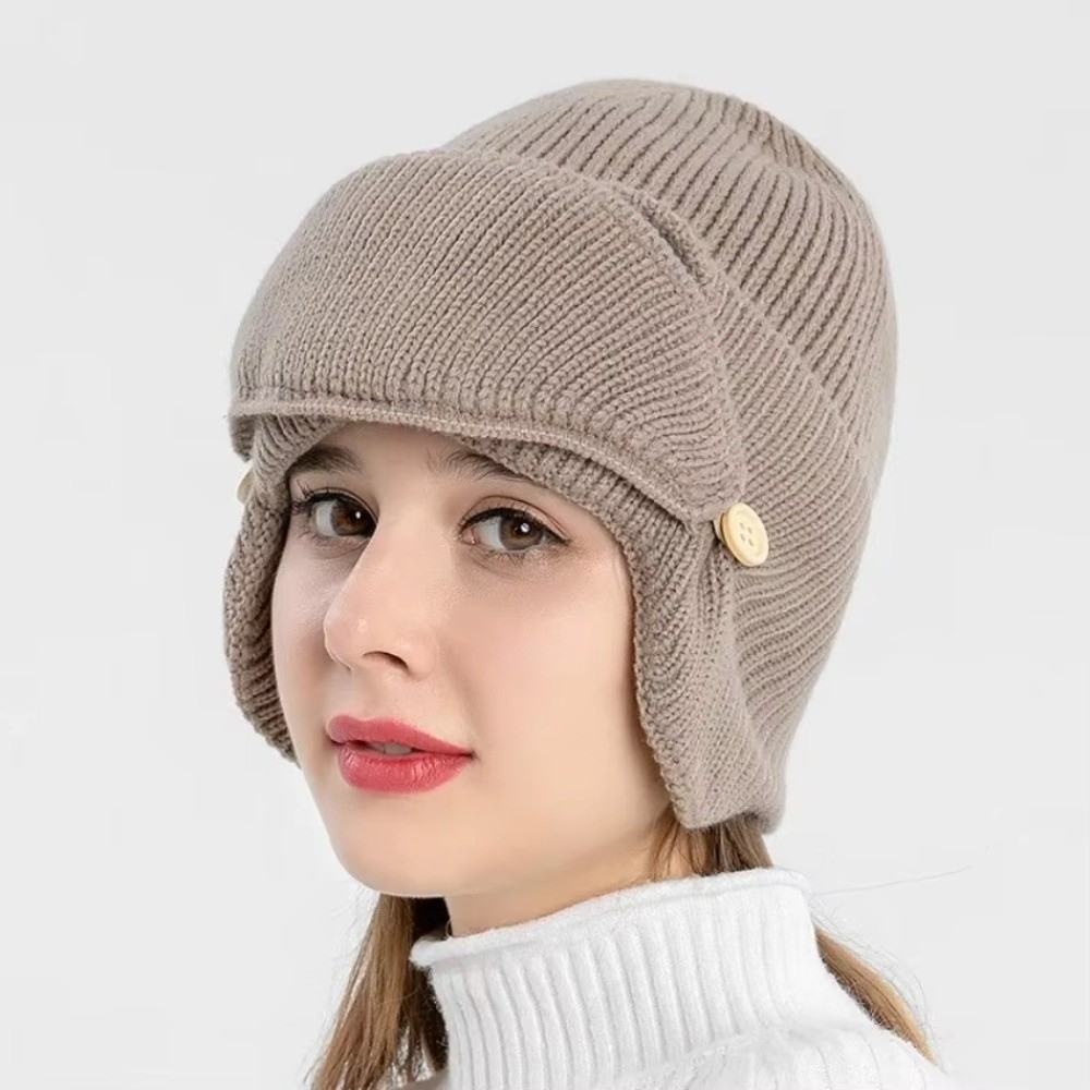Fleece-lined Warm Woolen Hat K - огляд і ціна Winter Clothing Earmuffs