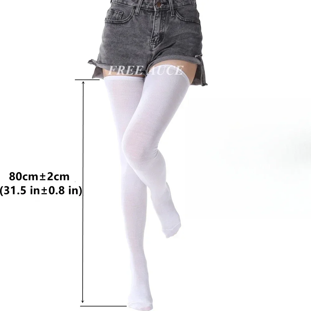 80cm Long Socks Black White El - огляд і ціна Winter Clothing Leg Warmers