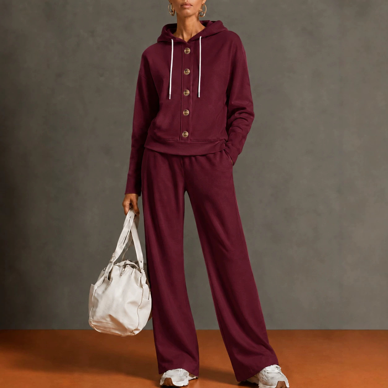 Fall and winter solid color ho - огляд і ціна Winter Clothing Affordable