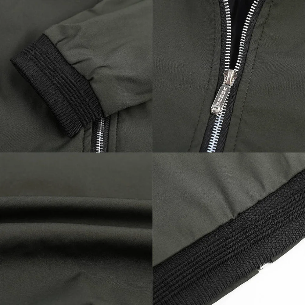 Fall Winter Quality New Men's  - огляд і ціна Quality Winter Clothing Bomber Jacket