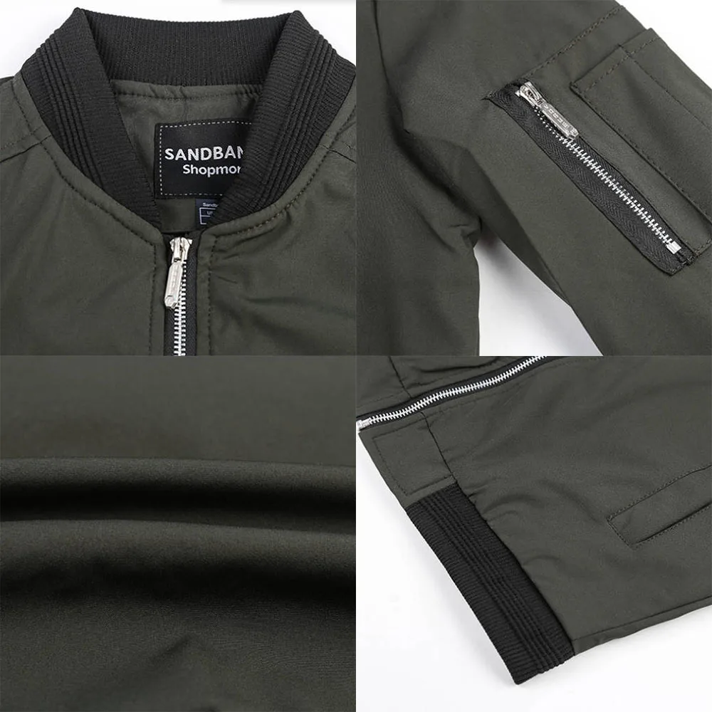 Fall Winter Quality New Men's  - огляд і ціна Quality Winter Clothing Bomber Jacket