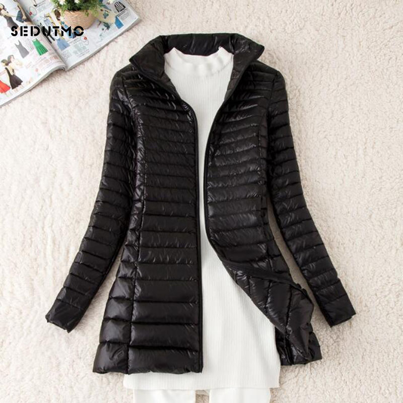 SEDUTMO Winter Long Women Down - огляд і ціна Puffer Jacket Women Down