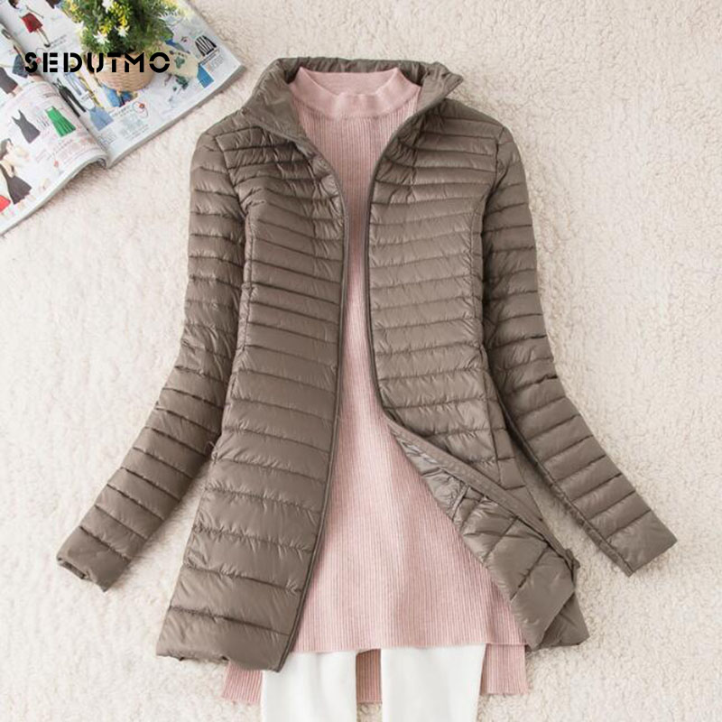 SEDUTMO Winter Long Women Down - огляд і ціна Puffer Jacket Women Down