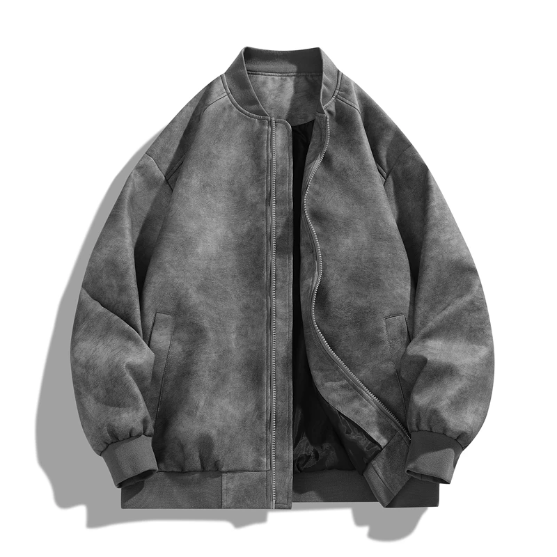 Autumn New High Quality Retro  - огляд і ціна Quality Winter Clothing Bomber Jacket
