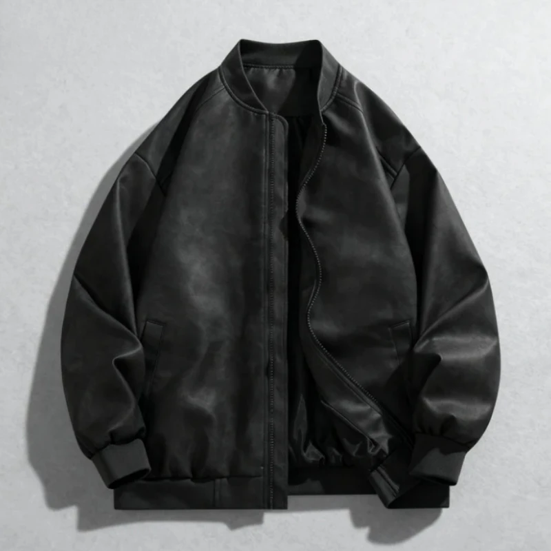 Autumn New High Quality Retro  - огляд і ціна Quality Winter Clothing Bomber Jacket