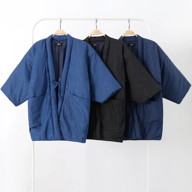 New Hanten Jacket for Men Trad - огляд і ціна Traditional Winter Japanese Clothing