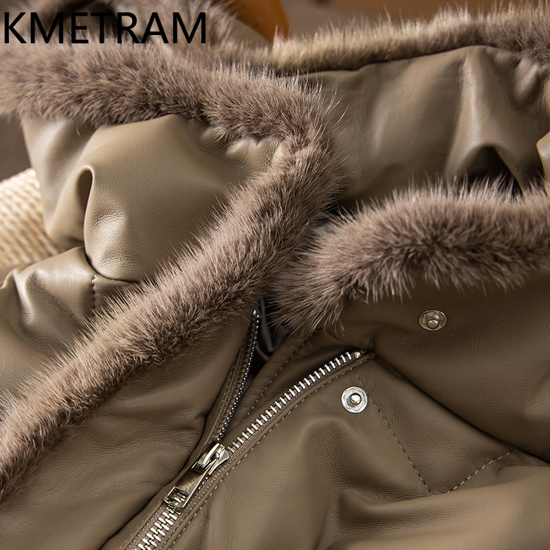KMETRAM Genuine Sheepskin Down - огляд і ціна Puffer Jacket Women Down