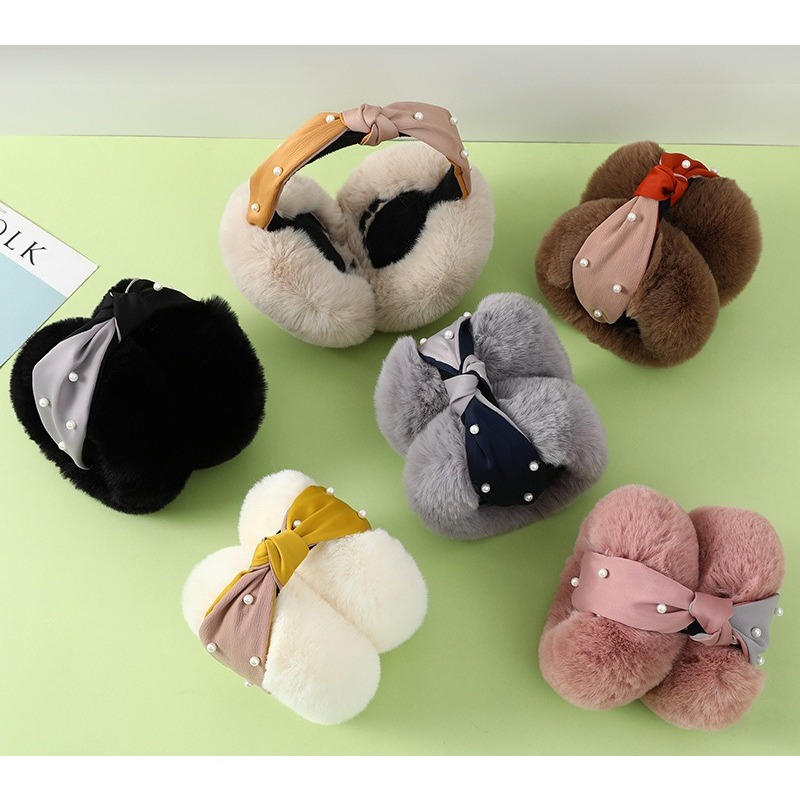 Anjj New Inlay Peral Earmuffs  - огляд і ціна Winter Clothing Earmuffs