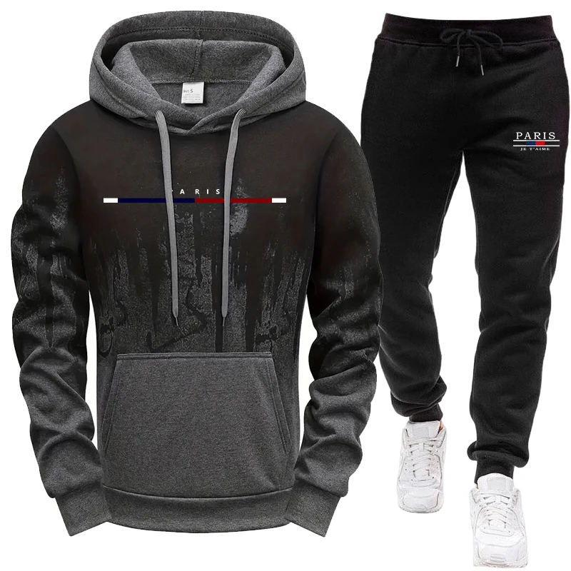 Men's Set/Hoodie/Pants Autumn  - огляд і ціна Winter Wear Clothes