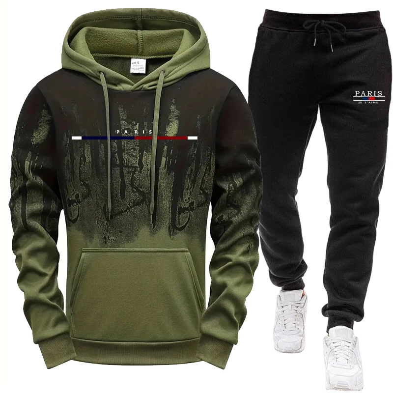 Men's Set/Hoodie/Pants Autumn  - огляд і ціна Winter Wear Clothes
