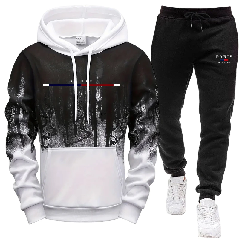 Men's Set/Hoodie/Pants Autumn  - огляд і ціна Winter Wear Clothes