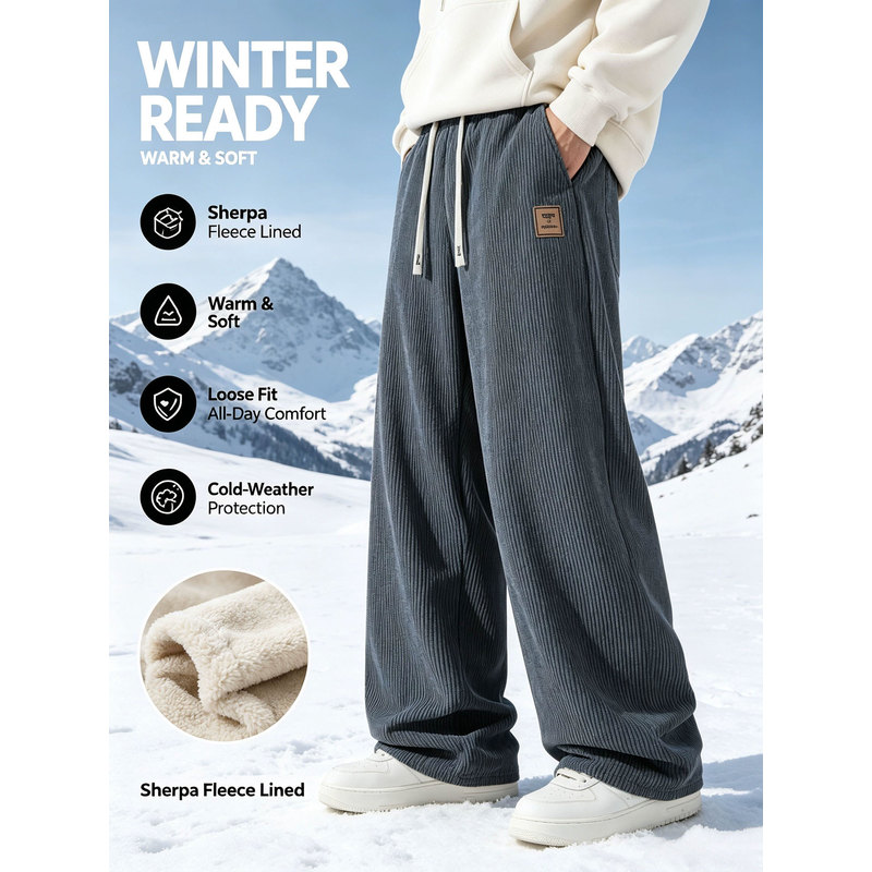 Men's Winter Sports Pants Cord - огляд і ціна Winter Clothes Shop