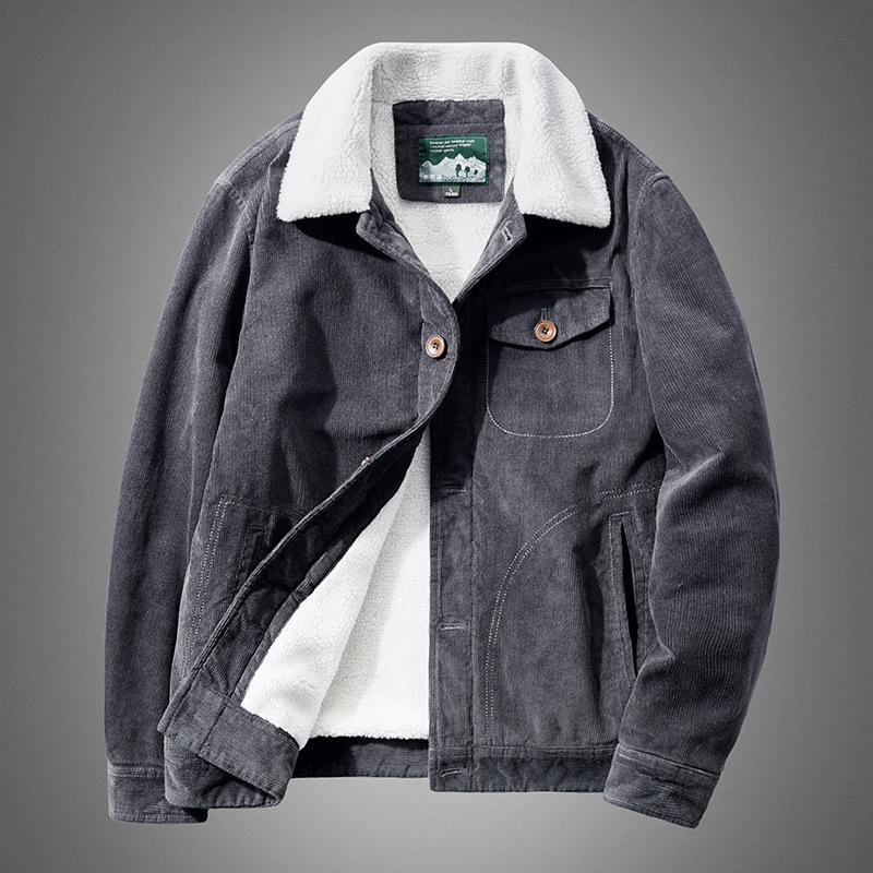 High Quality Warm Corduroy Wor - огляд і ціна Quality Winter Clothing Bomber Jacket