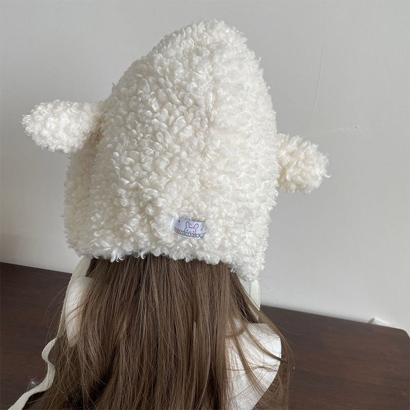 Winter White Plush Sheep Warm  - огляд і ціна Winter Clothing Earmuffs