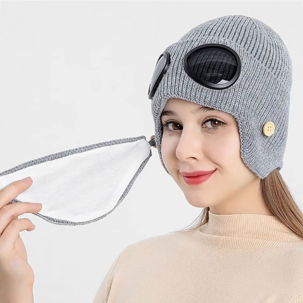 Fleece-lined Warm Woolen Hat K - огляд і ціна Winter Clothing Earmuffs