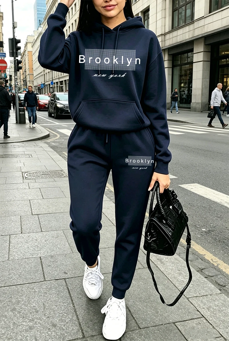 Womens Tracksuit Printing Casu - огляд і ціна Winter Clothing Hoodie
