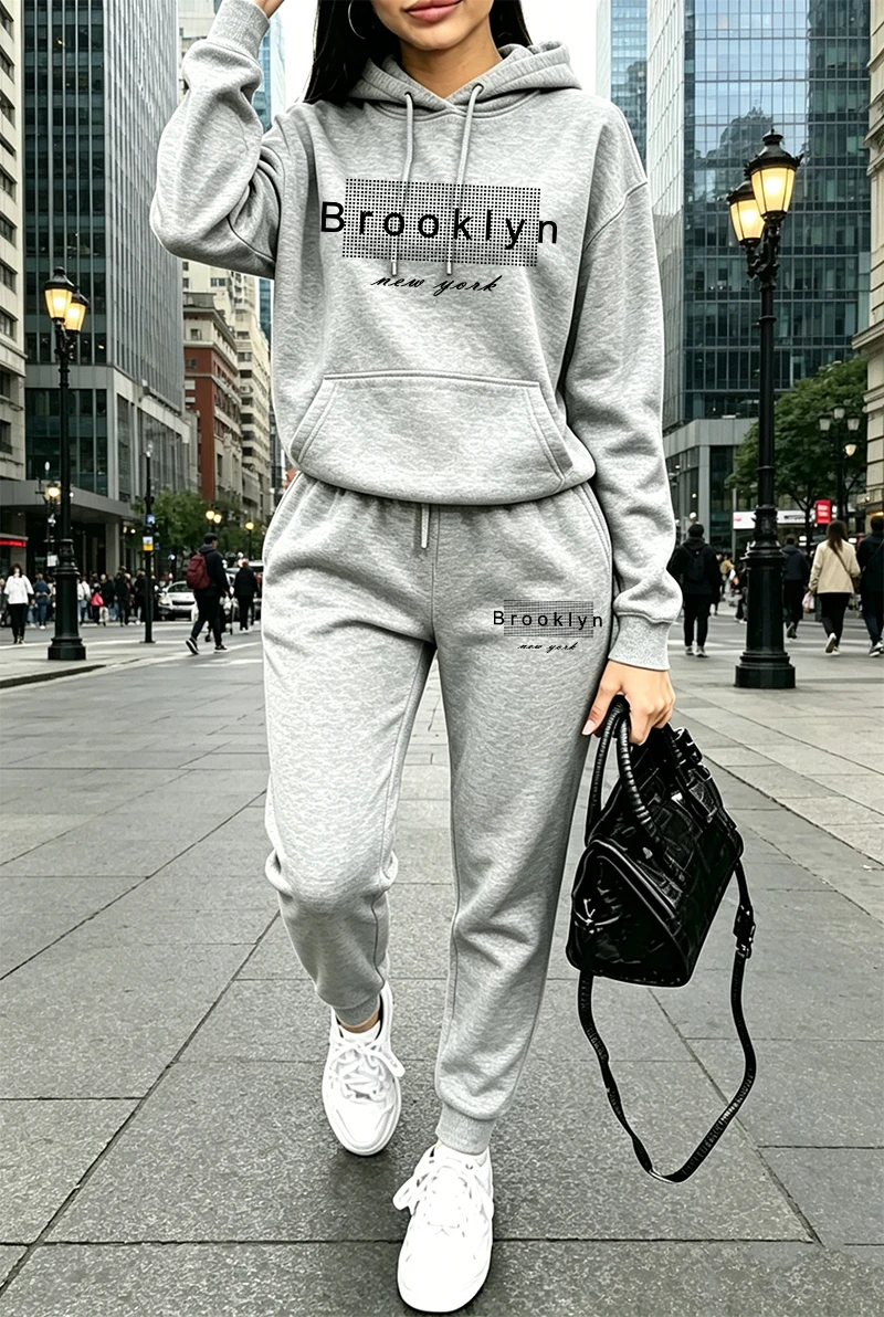 Womens Tracksuit Printing Casu - огляд і ціна Winter Clothing Hoodie