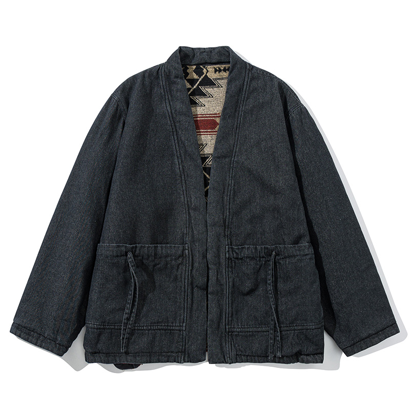 Fashion Vintage Reversible Coa - огляд і ціна Traditional Winter Japanese Clothing