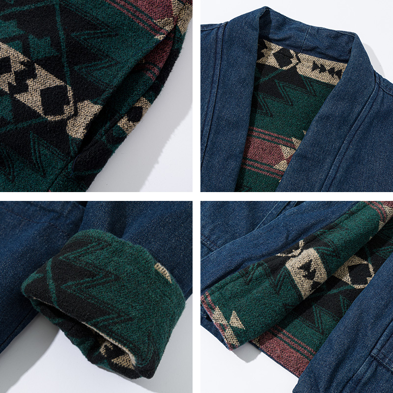 Fashion Vintage Reversible Coa - огляд і ціна Traditional Winter Japanese Clothing