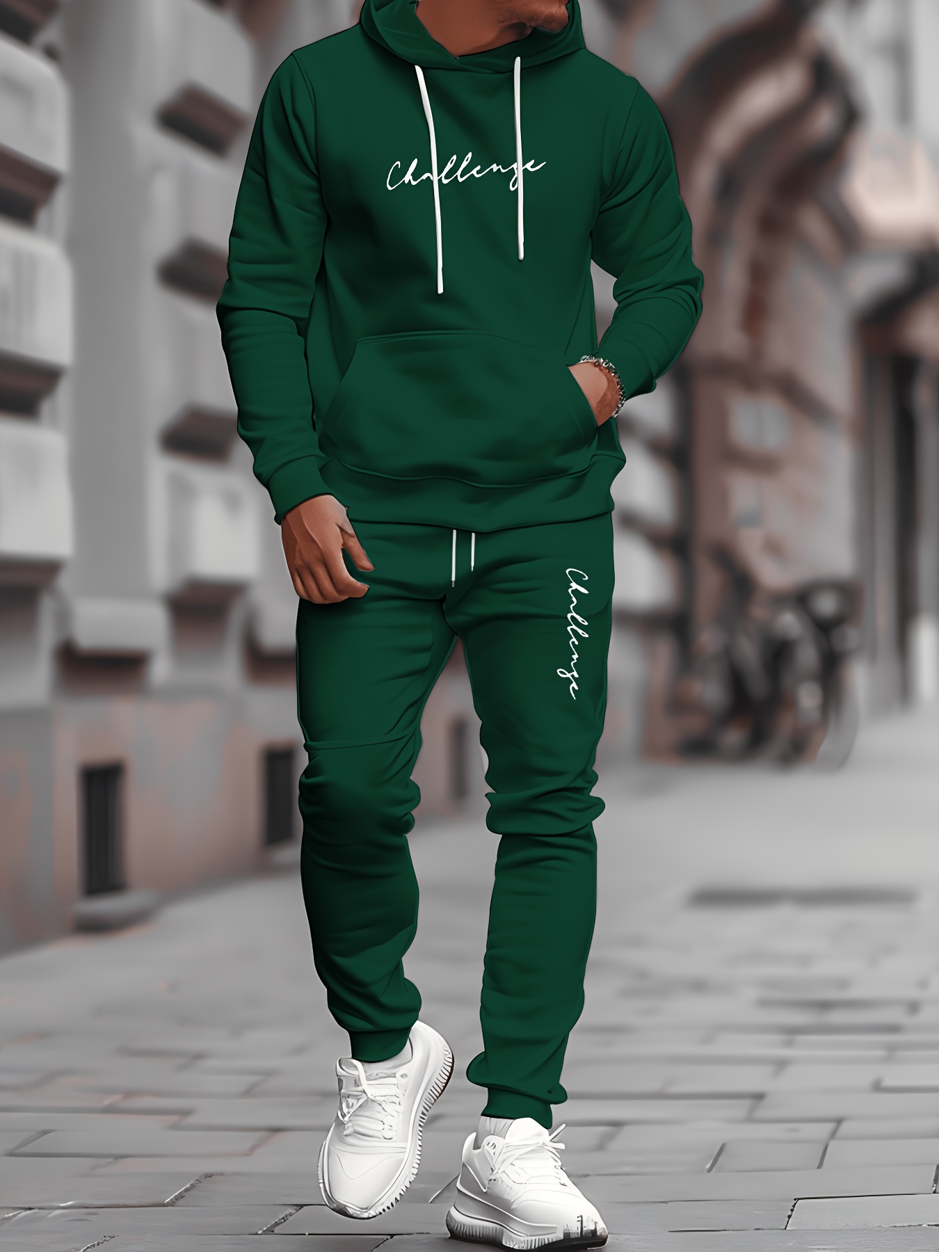 Men's hooded sweatshirt + jogg - огляд і ціна Winter Clothing Affordable