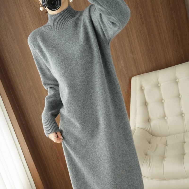 Women's Knit Sweater Dress Loo - огляд і ціна Winter Clothing H&M