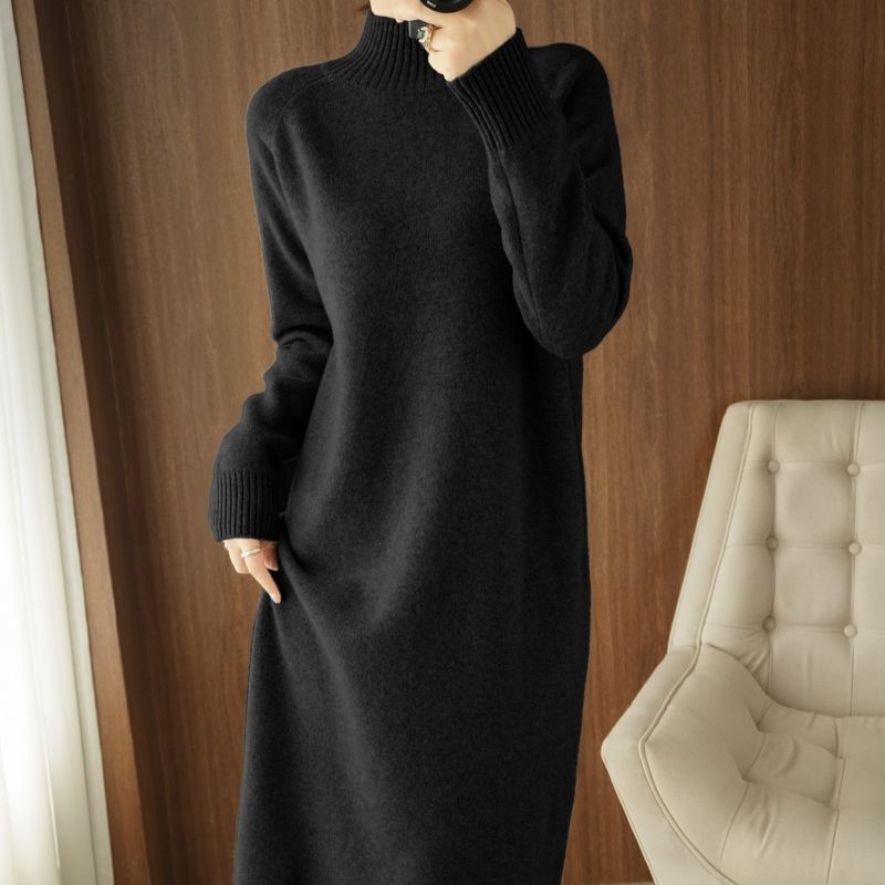 Women's Knit Sweater Dress Loo - огляд і ціна Winter Clothing H&M