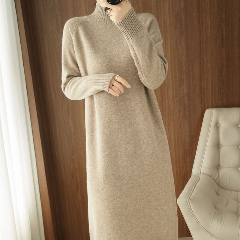 Women's Knit Sweater Dress Loo - огляд і ціна Winter Clothing H&M
