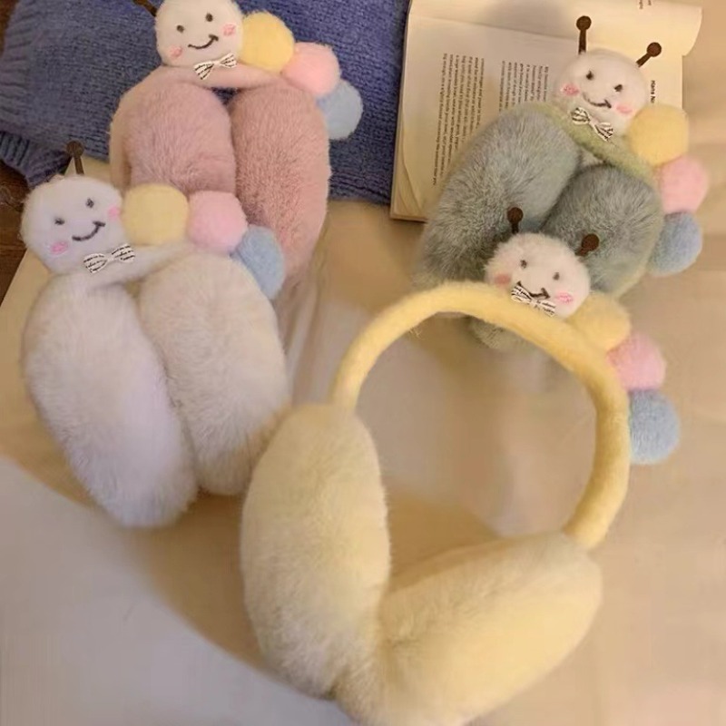 New Cute Funny Plush Caterpill - огляд і ціна Winter Clothing Earmuffs
