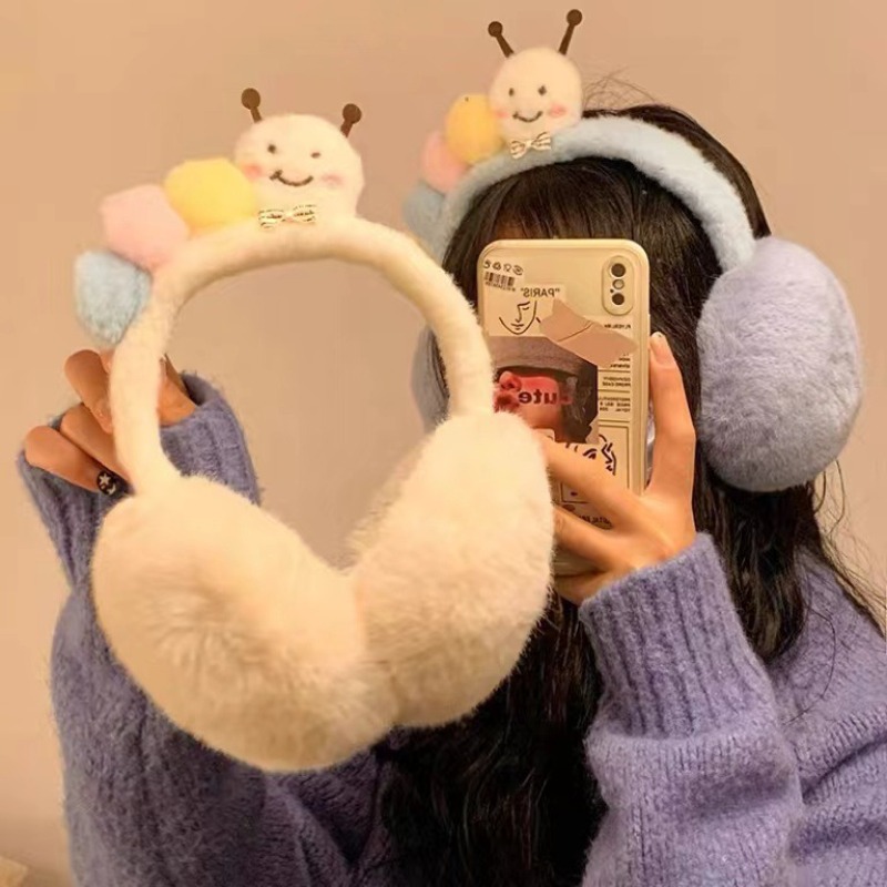 New Cute Funny Plush Caterpill - огляд і ціна Winter Clothing Earmuffs