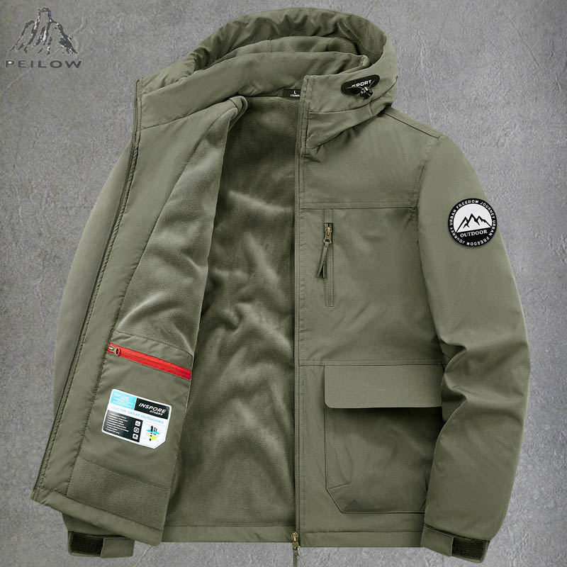 Thick Warm Multi Pocket Winter - огляд і ціна Quality Winter Clothing Bomber Jacket