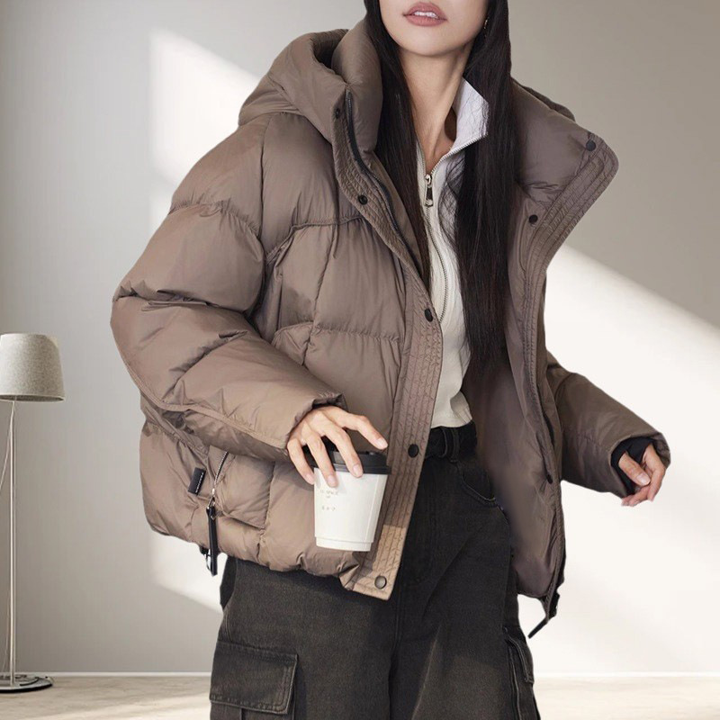Women Short White Duck Down Ja - огляд і ціна Puffer Jacket Women Down