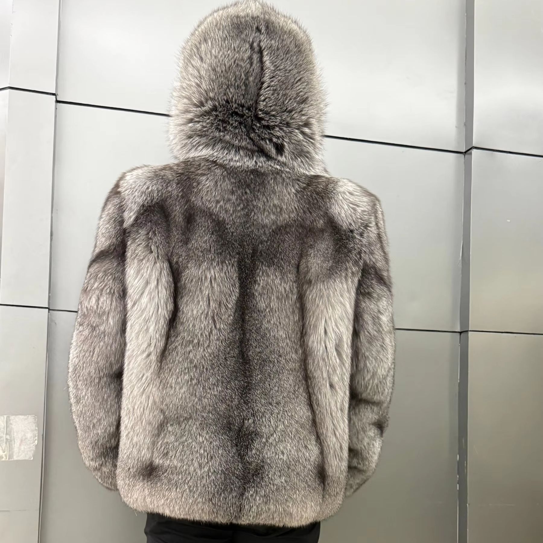 Luxury Natural Fox Fur Men's J - огляд і ціна Winter Clothes Shop