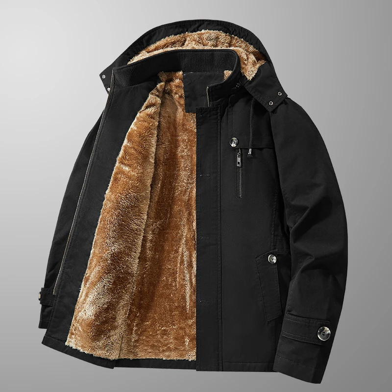 Quality Male Multi-pocket Hood - огляд і ціна Quality Winter Clothing Bomber Jacket