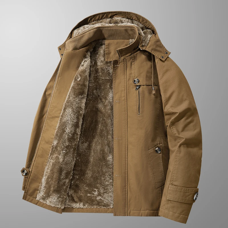 Quality Male Multi-pocket Hood - огляд і ціна Quality Winter Clothing Bomber Jacket
