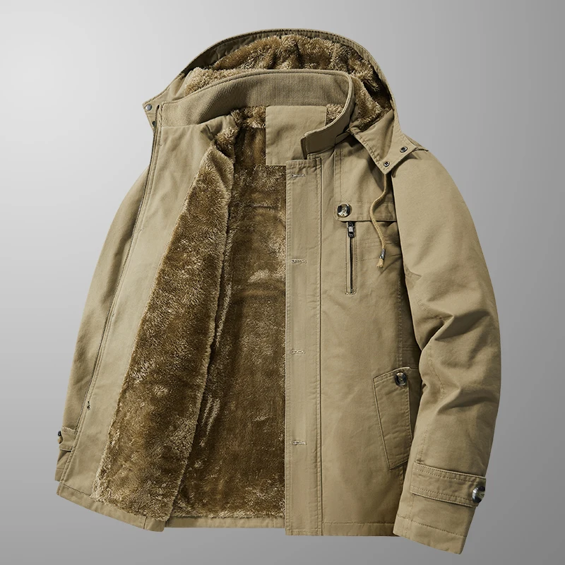 Quality Male Multi-pocket Hood - огляд і ціна Quality Winter Clothing Bomber Jacket