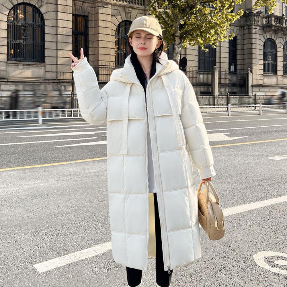 Women Quilted Jacket Long Puff - огляд і ціна Puffer Jacket Women Down