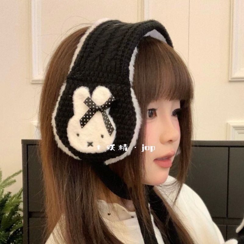 Cute Miffy Knitted Ear Muffs f - огляд і ціна Winter Clothing Earmuffs