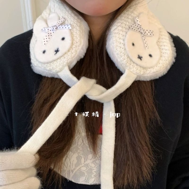 Cute Miffy Knitted Ear Muffs f - огляд і ціна Winter Clothing Earmuffs