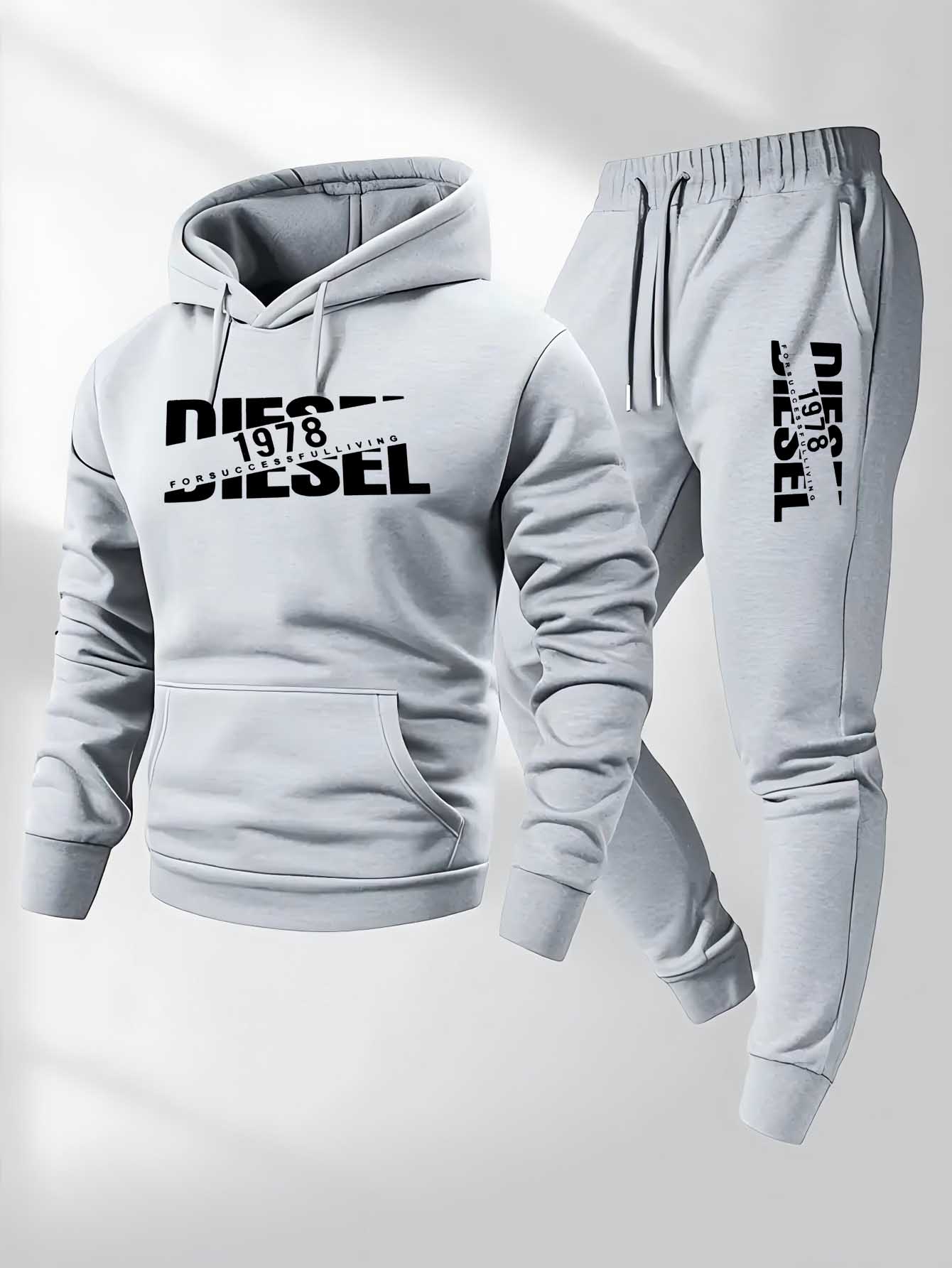 Men Fashion Print Tracksuit Ho - огляд і ціна Winter Clothing Men